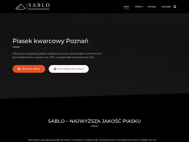 SABLO Piaski kwarcowe